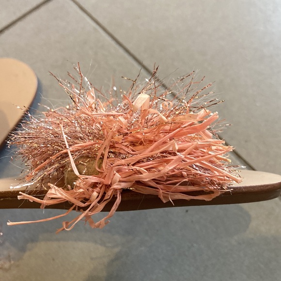 LOEFFLER RANDALL sparkly pink slides size 6.5 - Picture 6 of 13